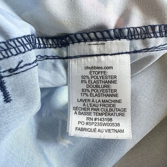 Chubbies Swim Trunks Men's XXL Blue Rooster The Fowl Play Shorts NO LINER - Picture 7 of 10